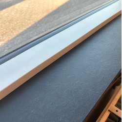 Bundstykke / Karm skifer 30 x 200